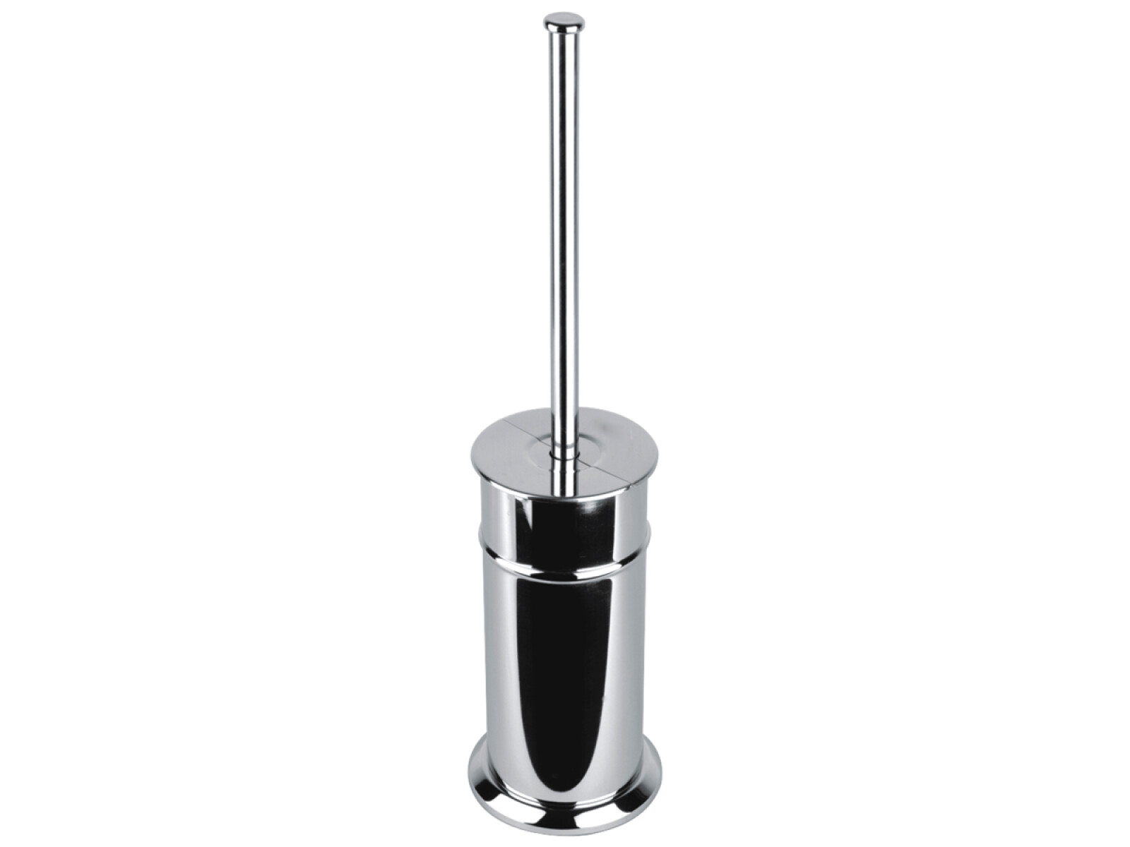 Cepillo Para Inodoro Acero Inox Metal Brillo 