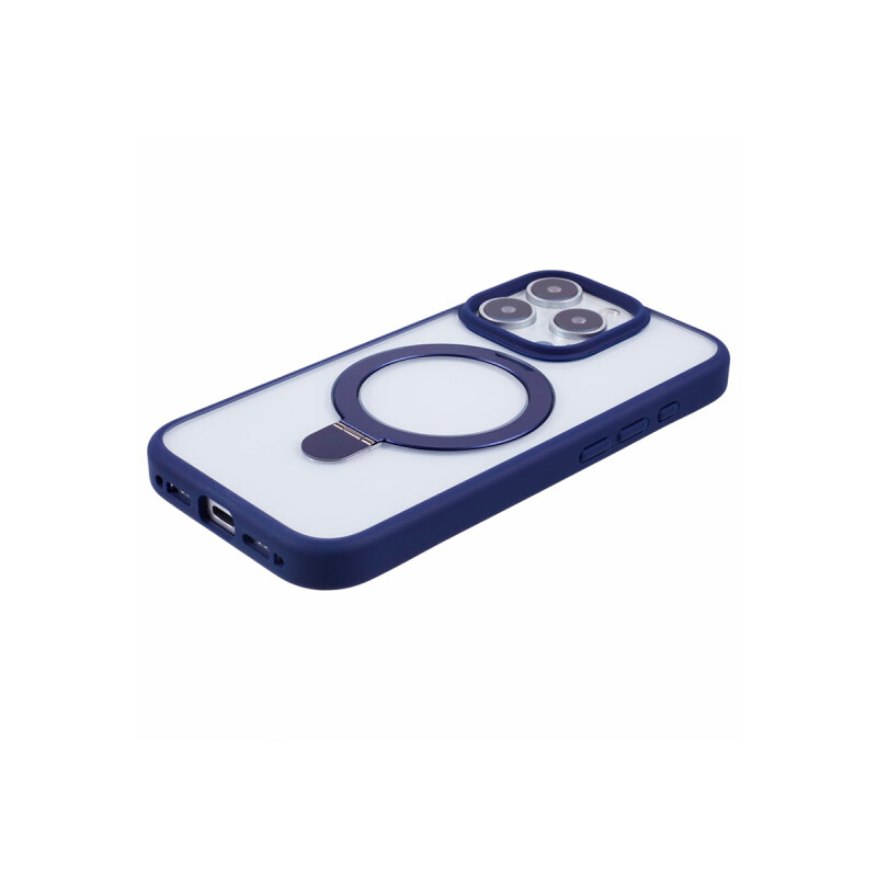 Protector para iPhone 16 Pro Max soporte color azul Protector Para Iphone 16 Pro Max Soporte Color Azul