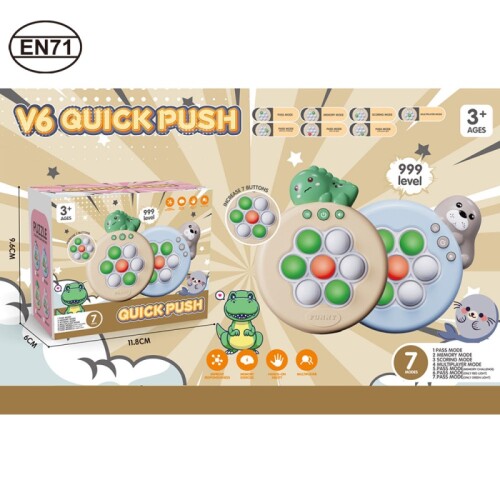 Push Game Machine - Juego De Habilidad - Dino/foca Push Game Machine - Juego De Habilidad - Dino/foca