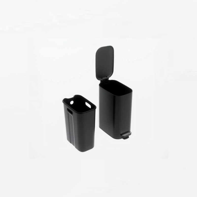Tacho cesto de basura 16L rectangular con tapa a pedal Tacho cesto de basura 16L rectangular con tapa a pedal