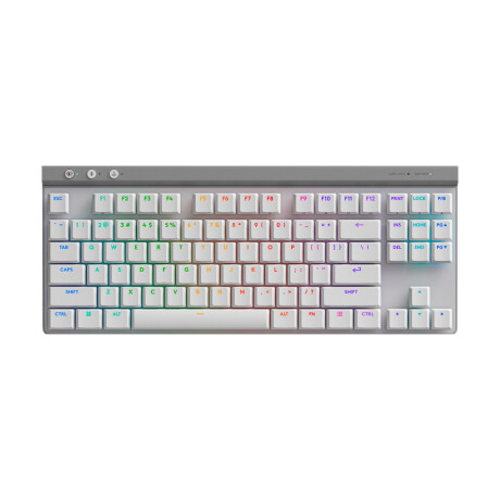 Teclado Gamer Logitech G515 Lightspeed TKL Retroiluminado en ingles White