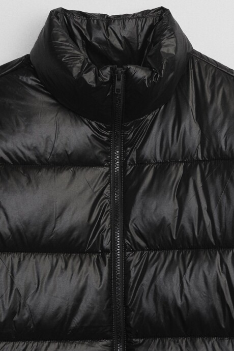 Campera Puffer Hombre True Black