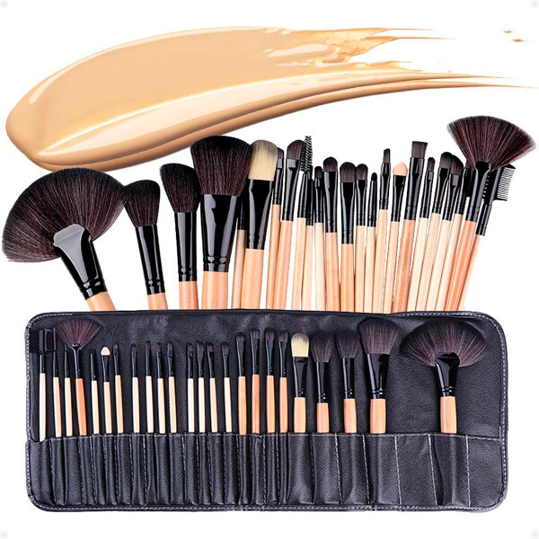 Set de Brochas De Maquillaje Profesional De 24 Piezas Set de Brochas De Maquillaje Profesional De 24 Piezas