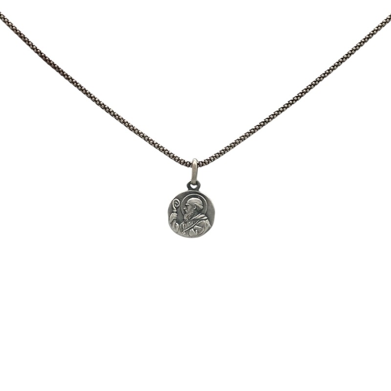 Dije San Benito-Plata 925-Sin Piedra- CP3142 sinpiedra