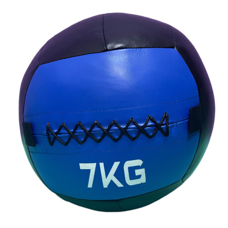 Pelota Wallball WLBC-7 de Cuero Sintético 7kg Ub AZUL-NEGRO