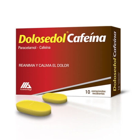 Dolosedol Con Cafeína X10 Comprimidos Energizante Dolosedol Con Cafeína X10 Comprimidos Energizante