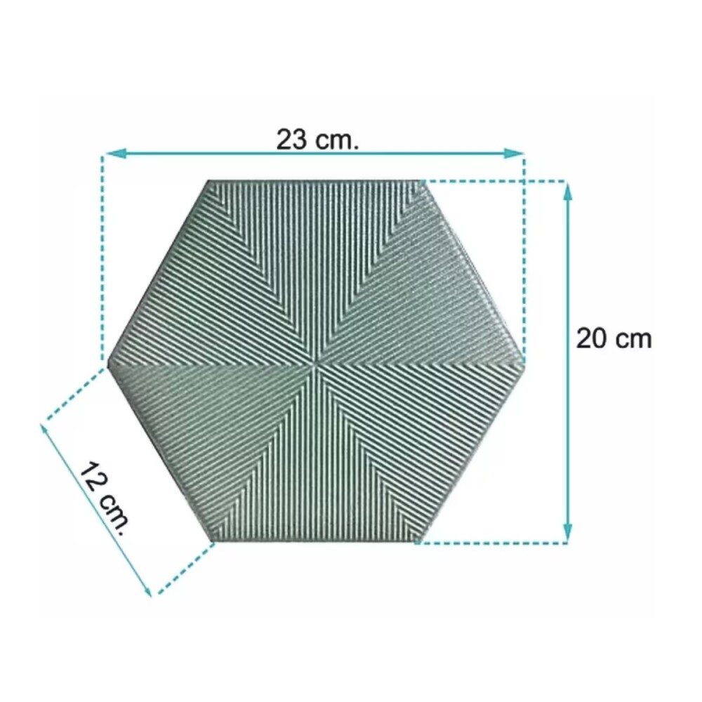 Cerámica para pared Connect Green Hexagonal Mate Cerámica Para Pared Connect Green Hexagonal Mate