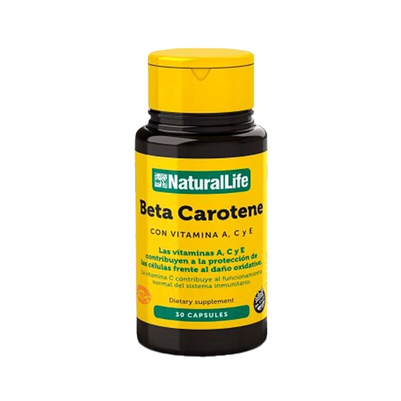 Beta-carotene Natural Life 30 Cáps. Beta-carotene Natural Life 30 Cáps.