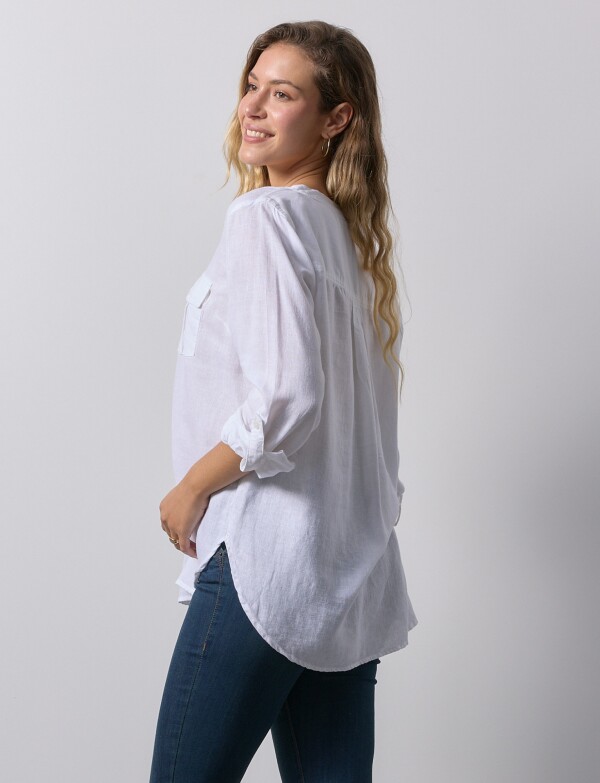 Blusa Lino BLANCO