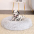 Cama Para Gato Cucha Puff Peluda Cómoda 50 Cm Mascota Variante Color Gris Claro