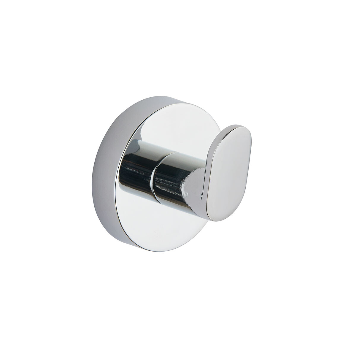 Percha Zinc Metal Linea Brillo Cromo Para Baño De Lujo 