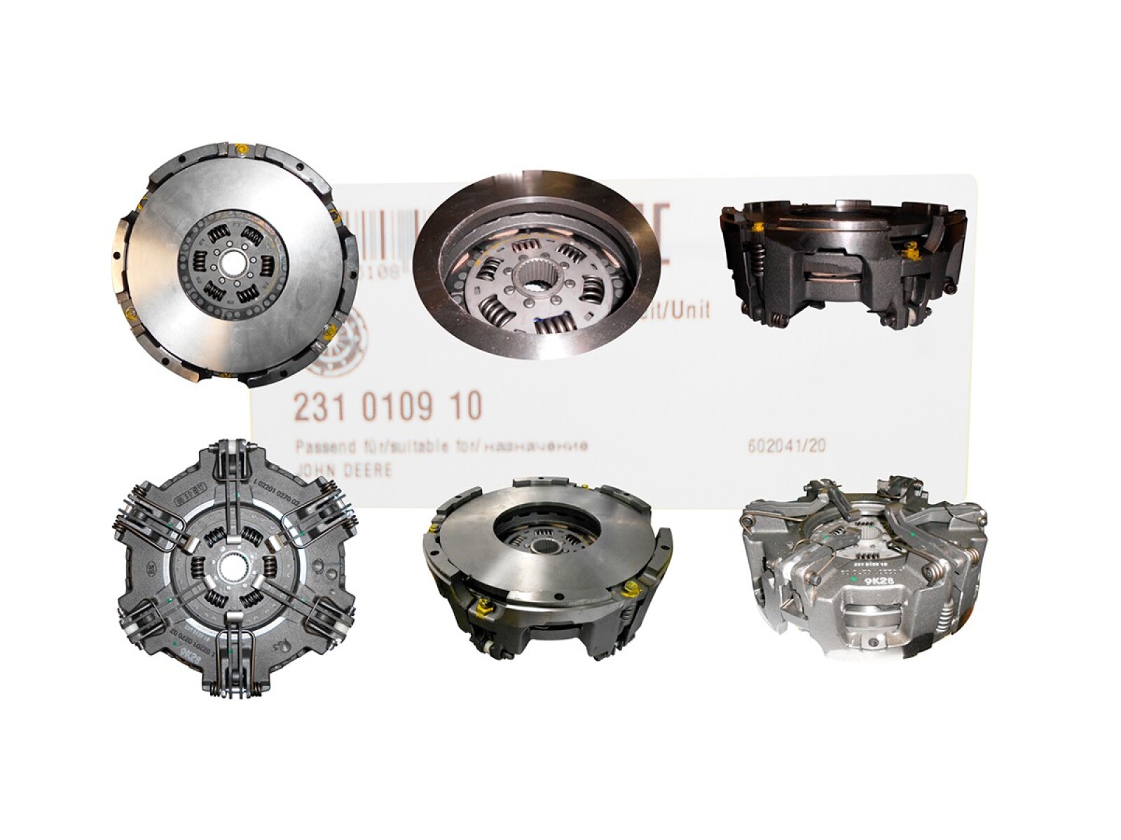 Placa Embrague Doble John Deere - Tractor 6110 - 6603 50-25 Ø310 