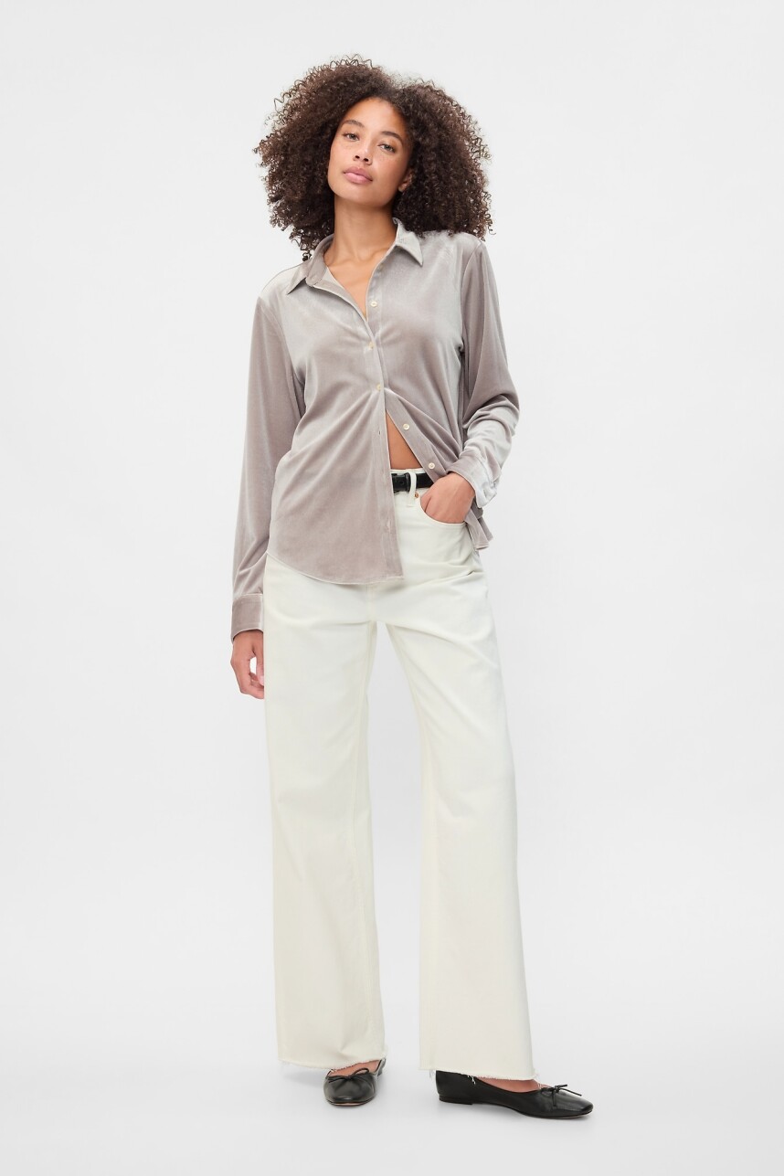 Camisa Terciopelo Mujer Quail