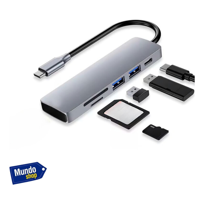 Cable Adaptador Multipuerto Usb Tipo C Cable Adaptador Multipuerto Usb Tipo C
