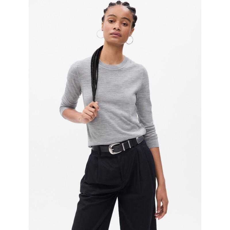 OC MERINO PULLOVER GREY