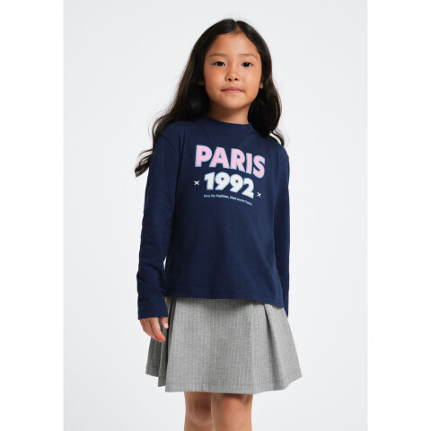BLUSA ML FEM AZUL MARINHO