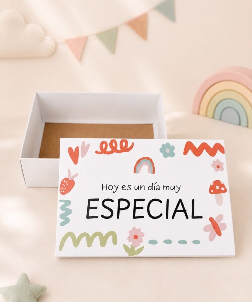 Caja Rectangular Impresa 20x30x9 cm - Día del Niño Caja Rectangular Impresa 20x30x9 cm - Día del Niño