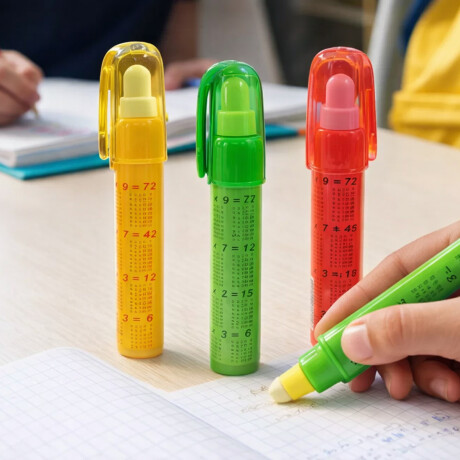 Goma de borrar tipo lápiz Verde