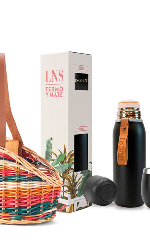 KIT MATERO LAOS NEGRO C/MULTICOLOR