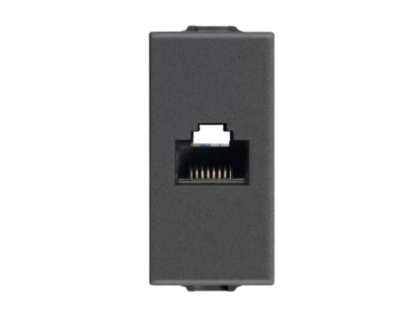 MODULO TOMA P/RED RJ45 Netsafe cat5e NEGRO NEVE UP 