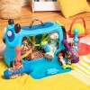 valija 2 en 1 buggy b toys perrito azul
