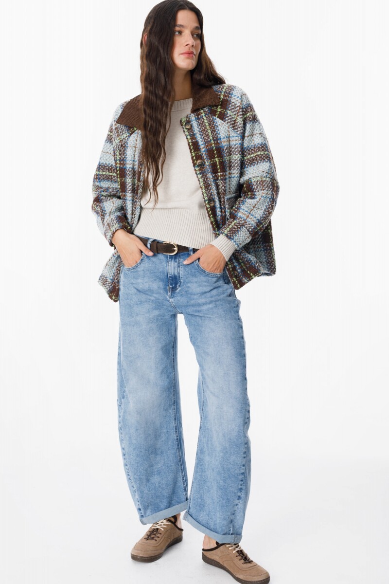 Chaqueta Firewood Cuadrille Celeste