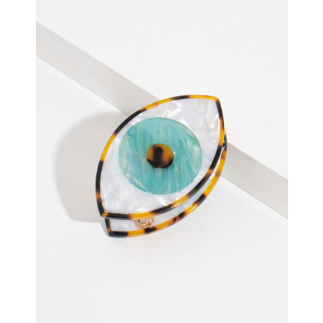 Broche Acrilico Combinacion Tricolor