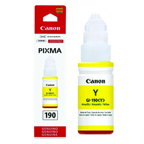 Botella Tinta Canon GL-190 Amarilla 001