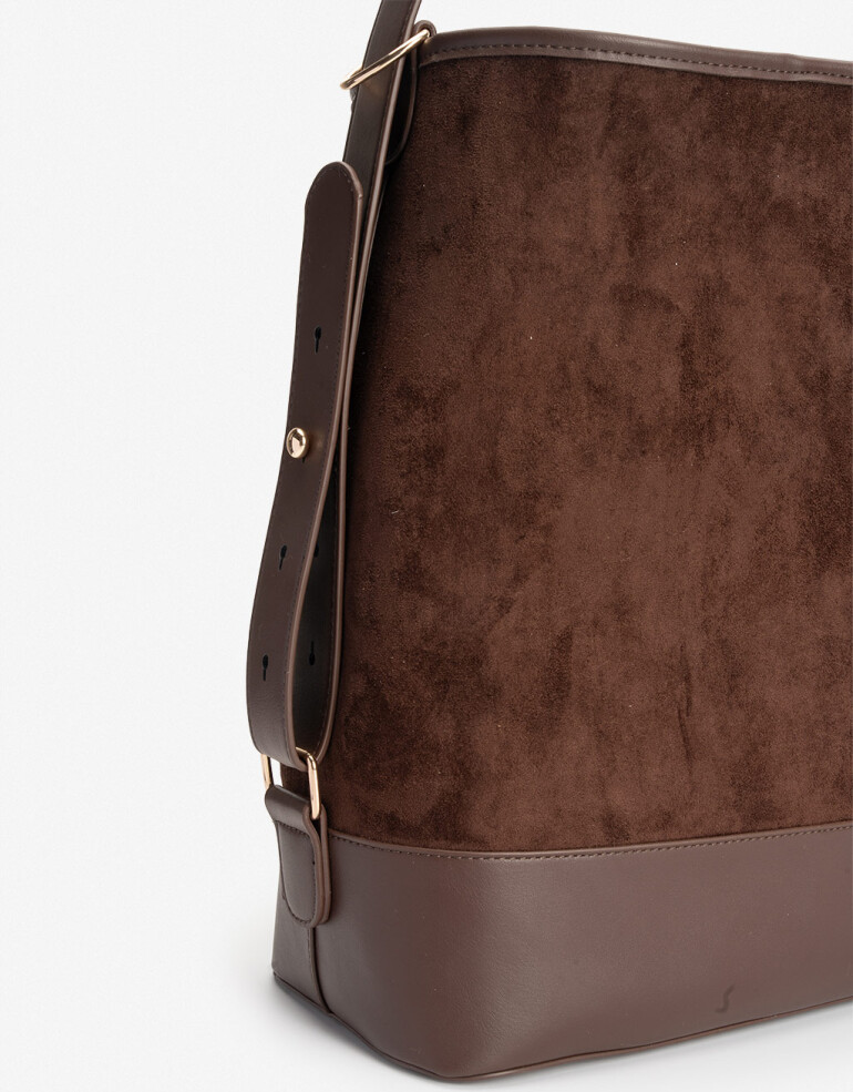 Saca Cartera Saca Combinada - Marron Chocolate