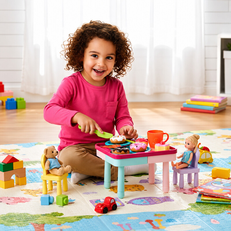 Set Postres Juguete Infantil Donas Helado Juego Rol Cocina Set Postres Juguete Infantil Donas Helado Juego Rol Cocina