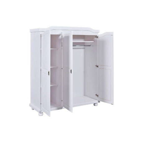Ropero 3 Puertas Madera Maciza Linea Bastian