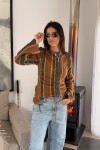 Golden Bridge Sweater Camel / Verde