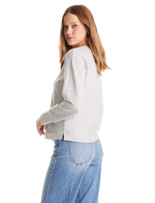 Buzo Melange GRIS