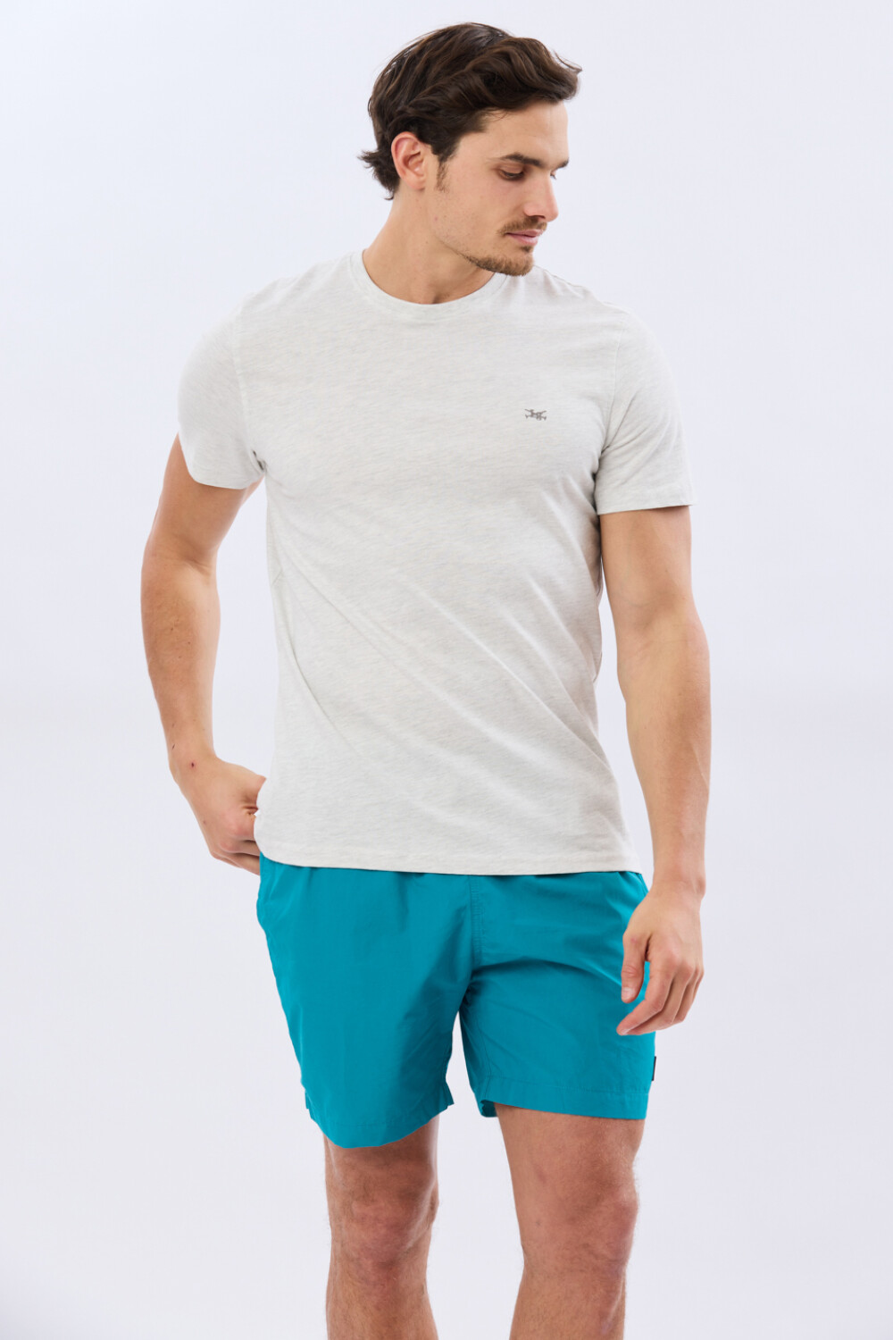 SHORT DE BAÑO LISO Verde Claro
