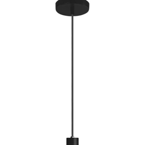COLGANTE VINTAGE ALUM LISO NEGRO E27 1,5MTS COLGANTE VINTAGE ALUM LISO NEGRO E27 1,5MTS