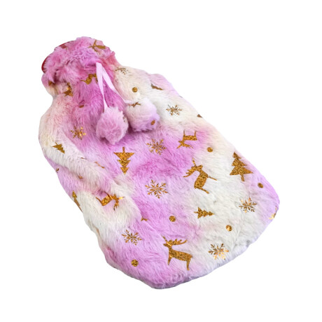 BOLSA DE AGUA CALIENTE C/FORRO PIEL Y POMPON BOLSA DE AGUA CALIENTE C/FORRO PIEL Y POMPON