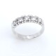 Anillo oro 18k blanco y brillantes Anillo oro 18k blanco y brillantes