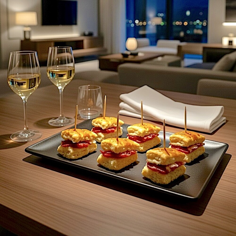 6 Hojaldraditos de Bondiola 6 Hojaldraditos de Bondiola