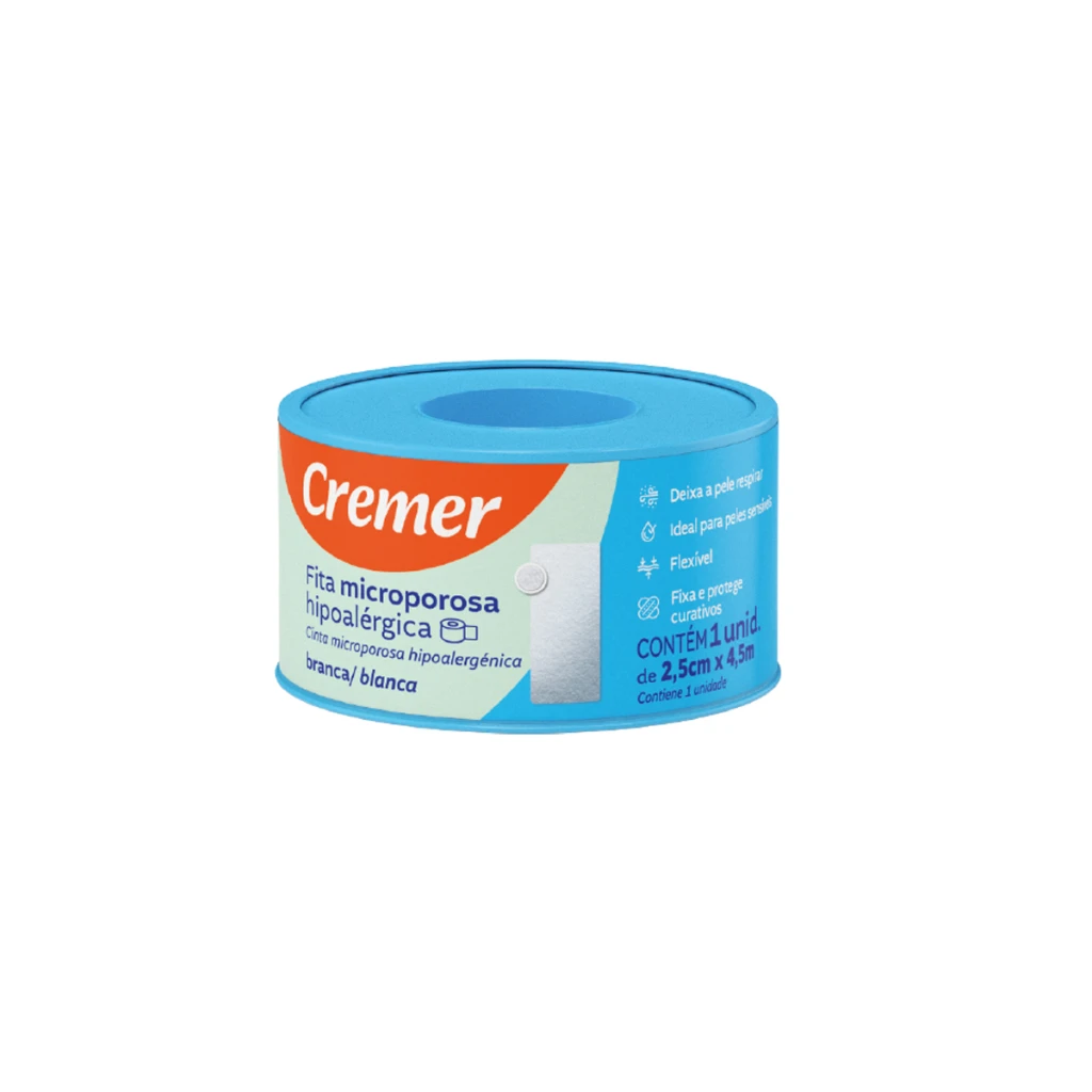 CINTA HIPOALERGE CREMER 1,2CM X 4,5CM