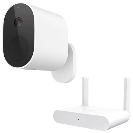 Camara vigilancia wireless exterior 1080p set xiaomi Blanco
