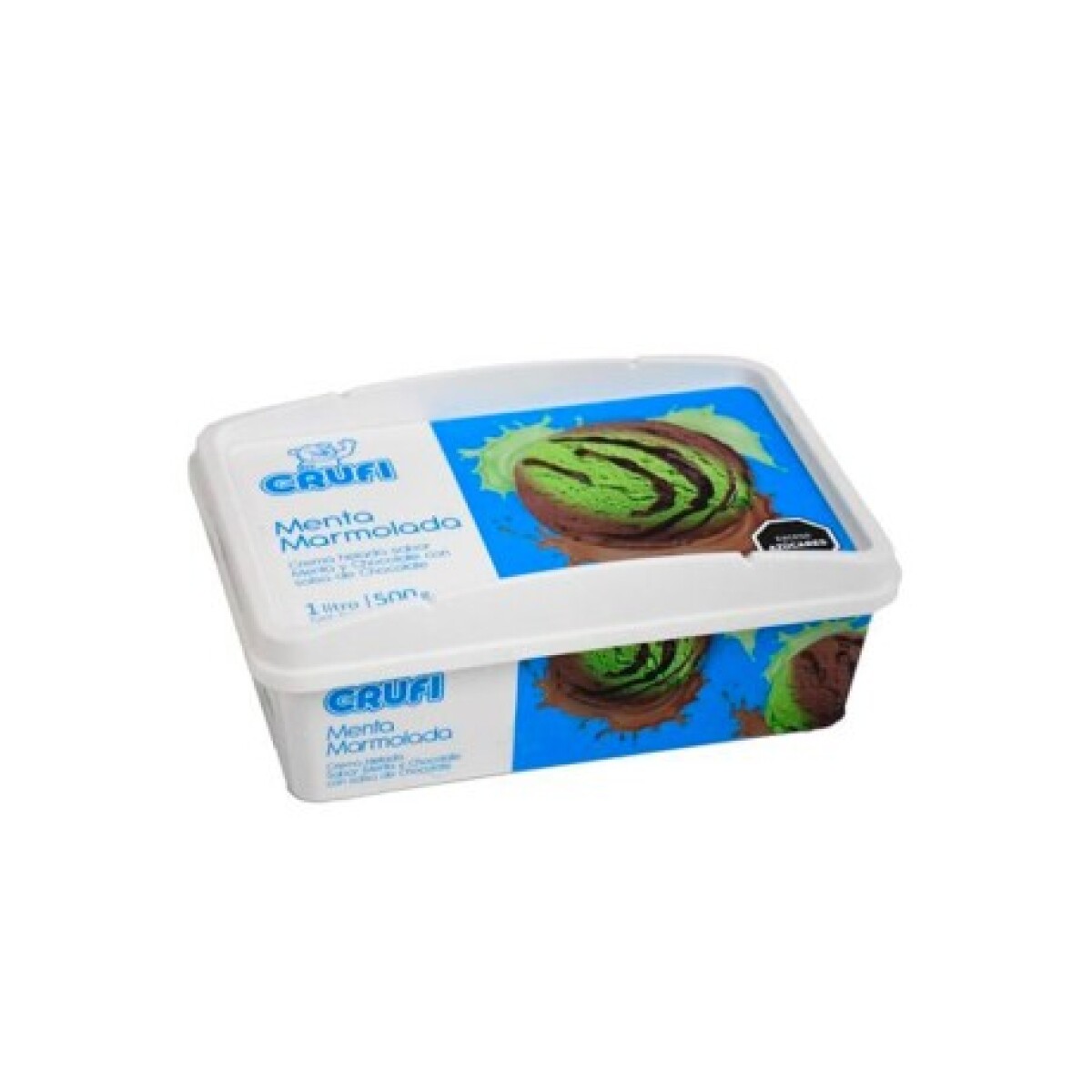 HELADO MENTA MARMOLADA 1LT CRUFI +SOLO MALDONADO O WEB+ 