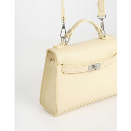 Cartera City Solapa Amarillo Claro