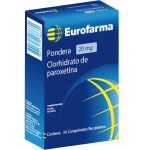 PONDERA 20 MG. CJ X 30 COMP. REC. única