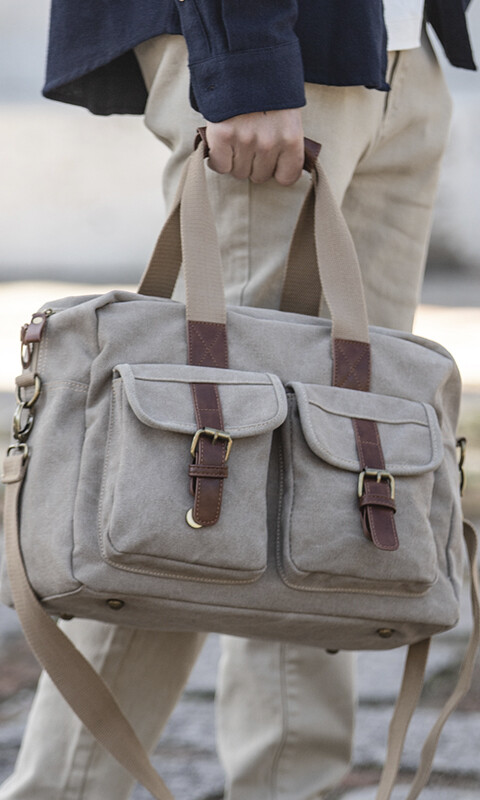 BOLSO CANVAS SIERRA NEVADA KAKI