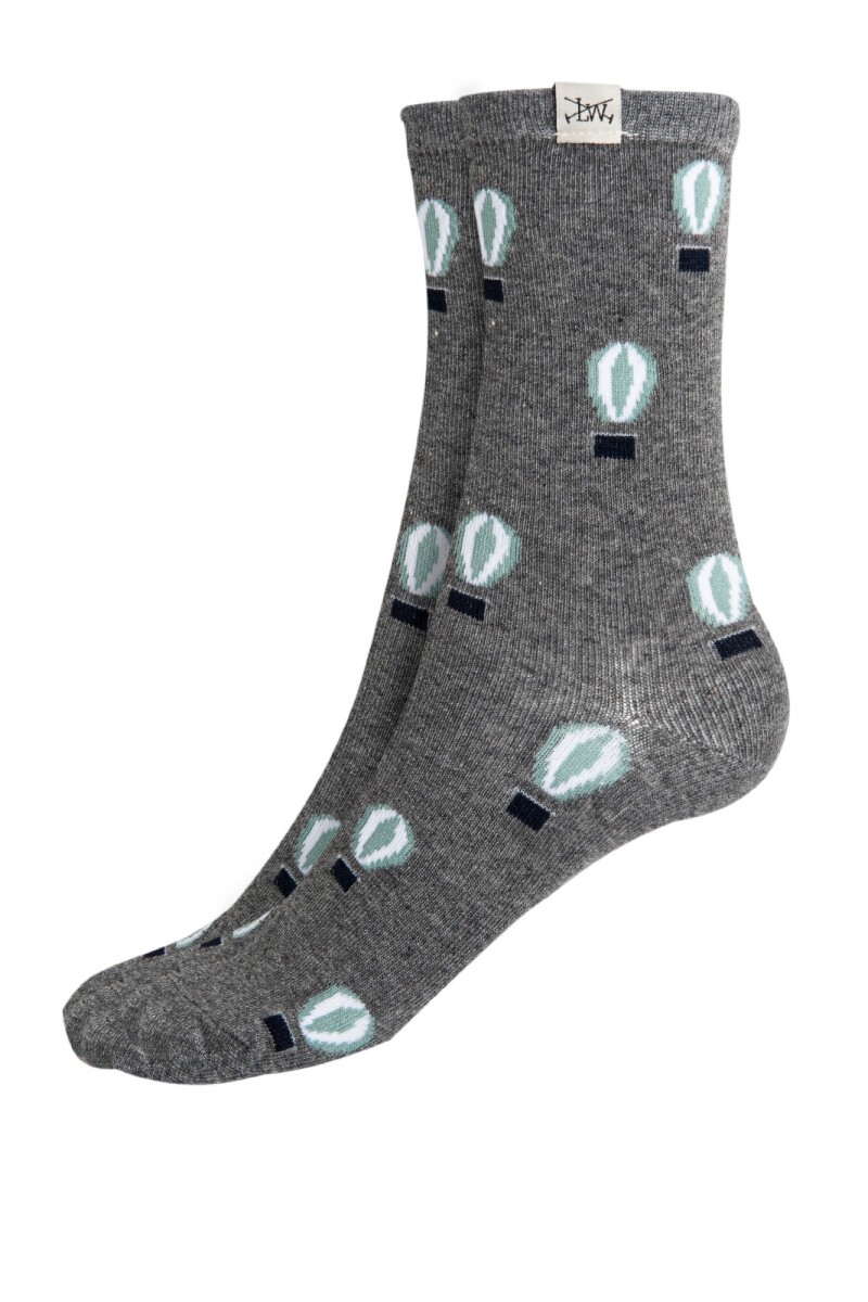 MEDIA GLOBO AEROSTATICO - Gris 