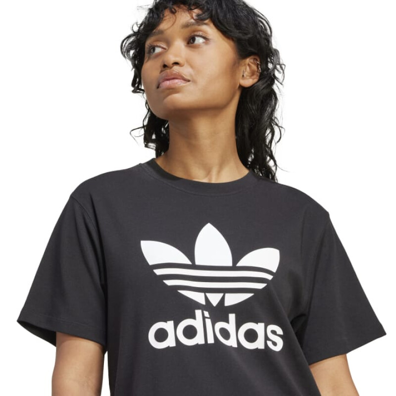 Remera Adidas Trefoil Tee de Mujer - IR9533 Negro