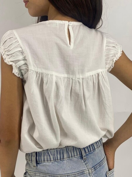 BLUZA CHAMANES 1817 BLANCO