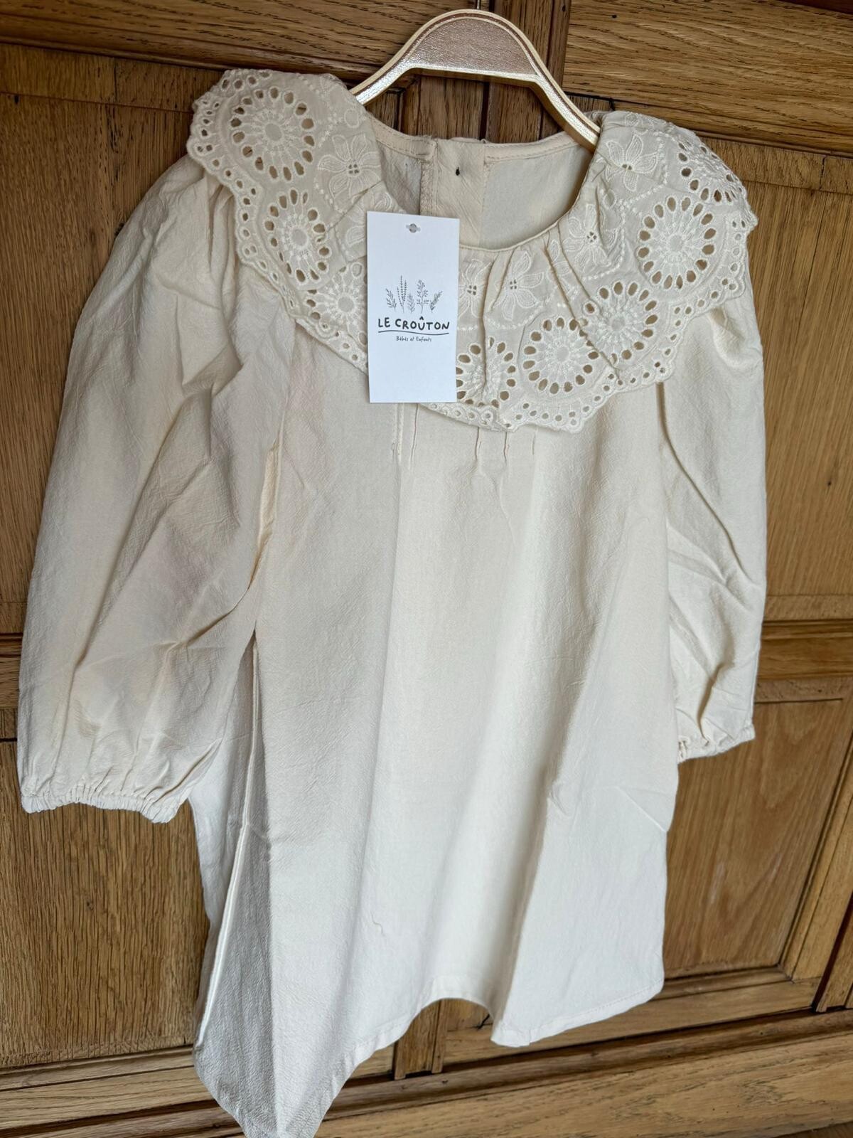 Vestido cuello Broderie Vestido cuello Broderie