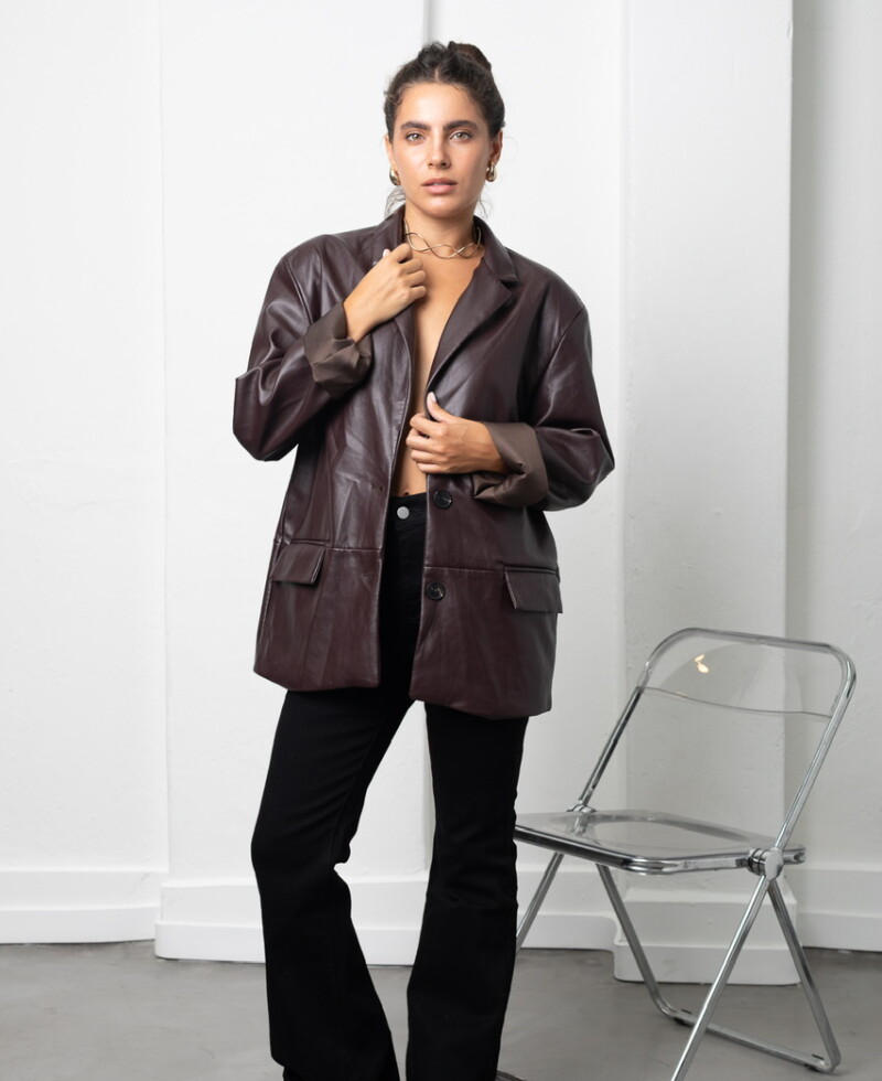 Blazer Florencia bordó