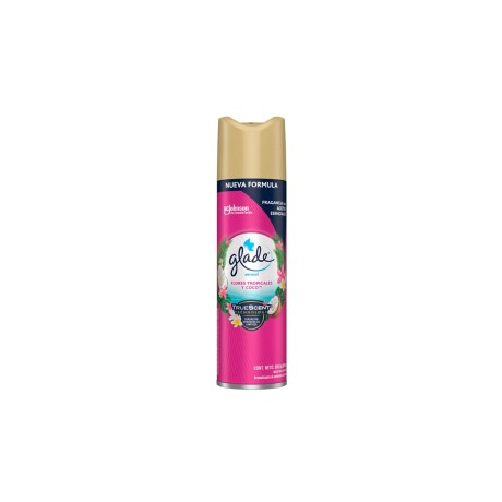 Desodorante de ambientes Glade Aerosol - Flores tropicales y coco - 360 ml Desodorante de ambientes Glade Aerosol - Flores tropicales y coco - 360 ml